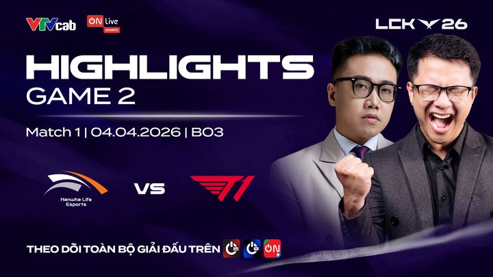 Highlights | T1 vs HLE | Hoàng Luân Co-Stream | Ván 2 - Ngày 4 - Tuần 1 | 2026 LCK Regular Season