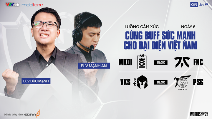 Costream cảm xúc CKTG 2025 Vòng Swiss Ngày 5 - Đức Mạnh Melody & Mạnh An