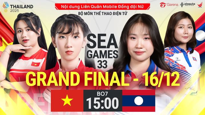 Game 3 +4 - Việt Nam vs Lào | SEA Games 33 | Liên Quân Mobile đồng đội nữ