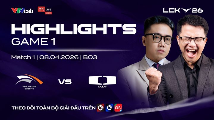 Highlights | DK vs HLE | Hoàng Luân Co-Stream | Ván 1 - Ngày 1 - Tuần 2 | 2026 LCK Regular Season