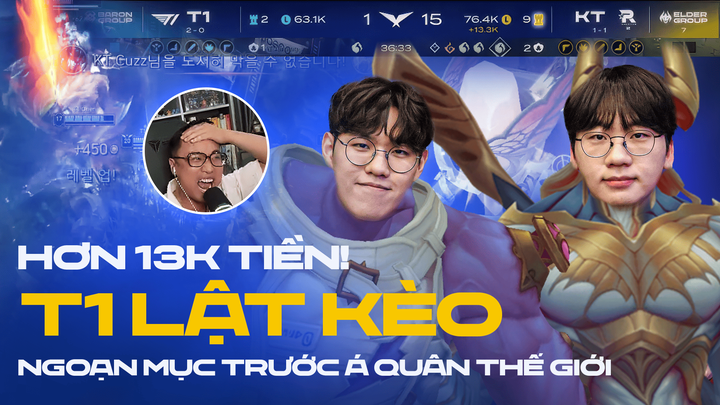 Phân Tích Màn Lật Kèo 13K Tiền Của T1 l ON Live Liên Minh