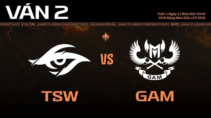 [FULL GAME] TSW vs GAM - Ván 2 - Vòng Loại  