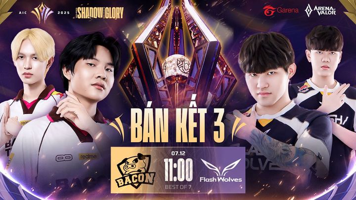 [FULL GAME] BACON TIME vs FLASH WOLVES - GAME 1 - SEMI FINAL 3 - AIC 2025 