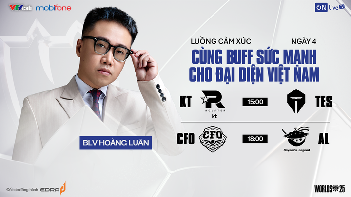 Costream cảm xúc CKTG 2025 Vòng Swiss Ngày 3 - Hoàng Luân